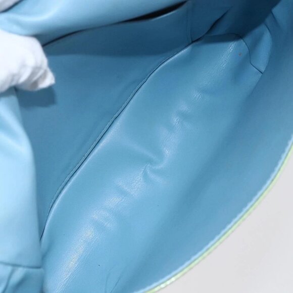 LOUIS VUITTON Monogram Vernis Thompson Street Bag Baby Blue M91009 Auth 146149 - Picture 12 of 16